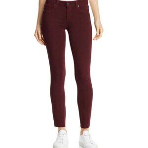 PAIGE | Maroon Verdugo Ankle Skinny Jeans - Women's Size 29
